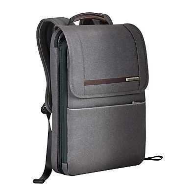 Briggs & Riley Kinzie Flapover Expandable Backpack Grey